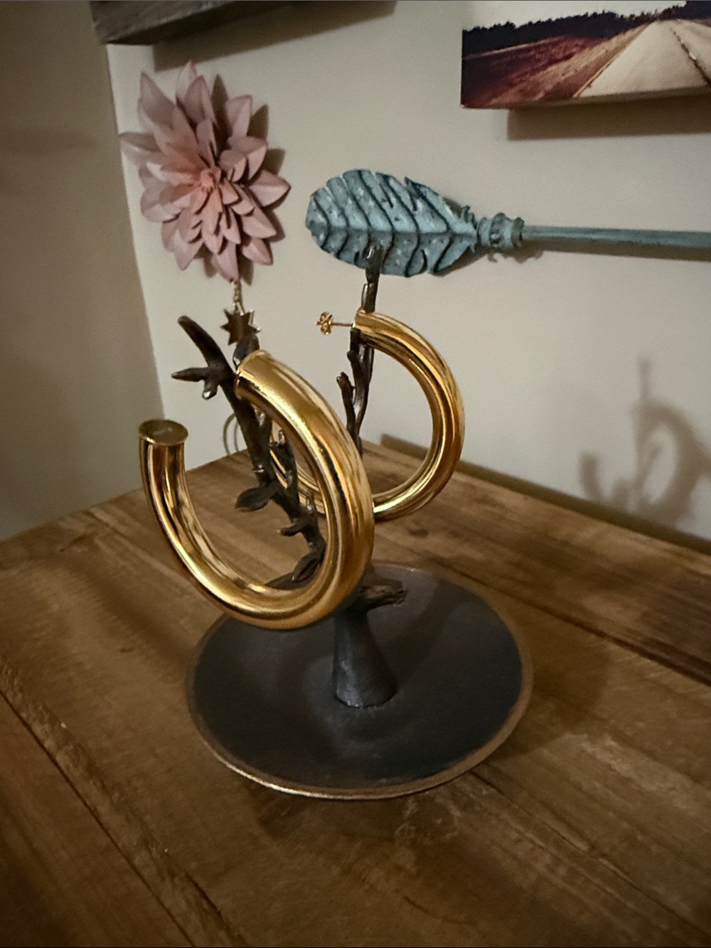 Eliou Kayo Chunky Gold Hoop Earrings